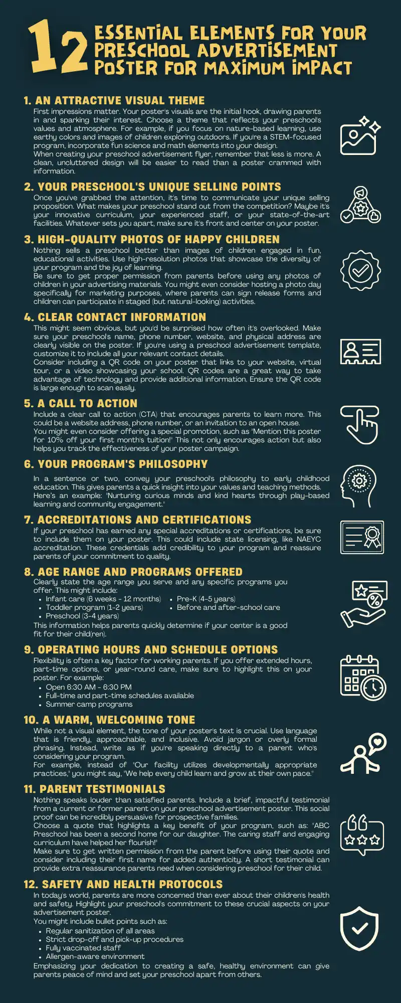 12 Essential Elements for Your Preschool Advertisement Poster for Maximum Impact preschool advertisement poster design