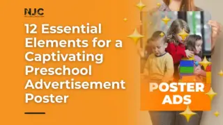 preschool advertisement poster