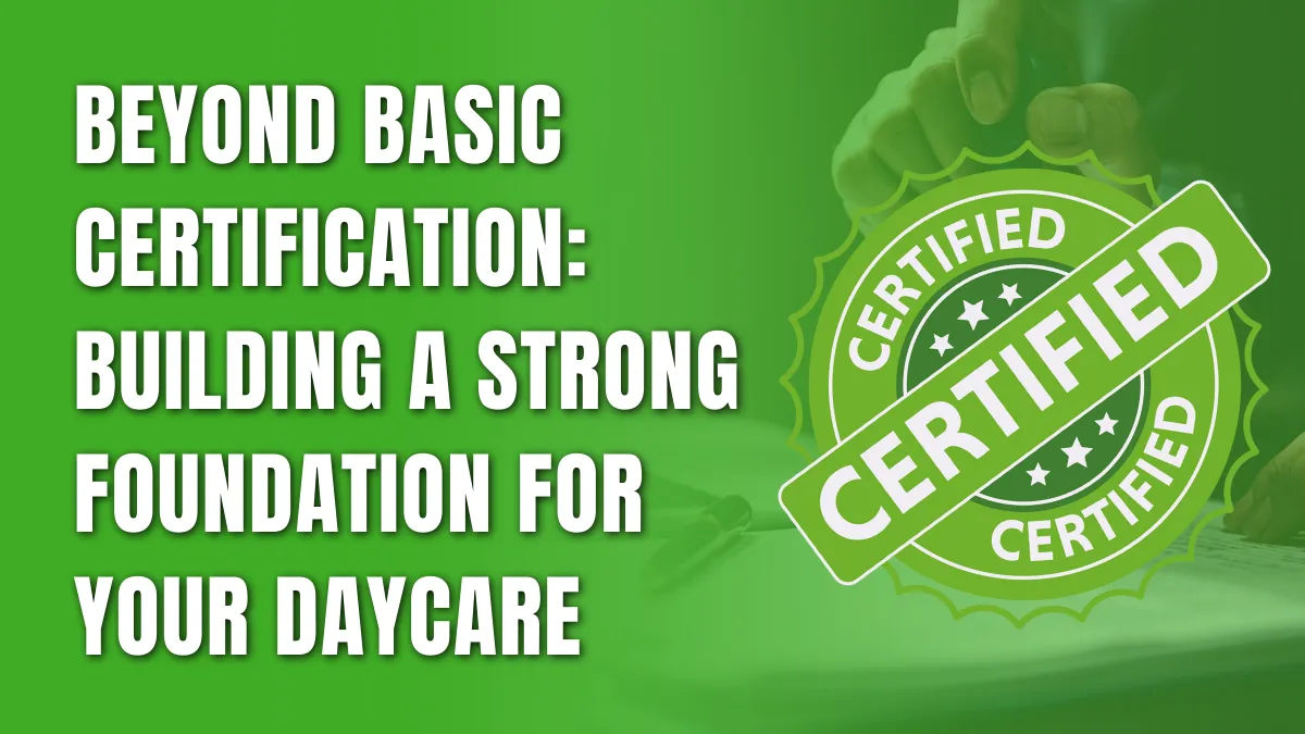 daycare certification requirements