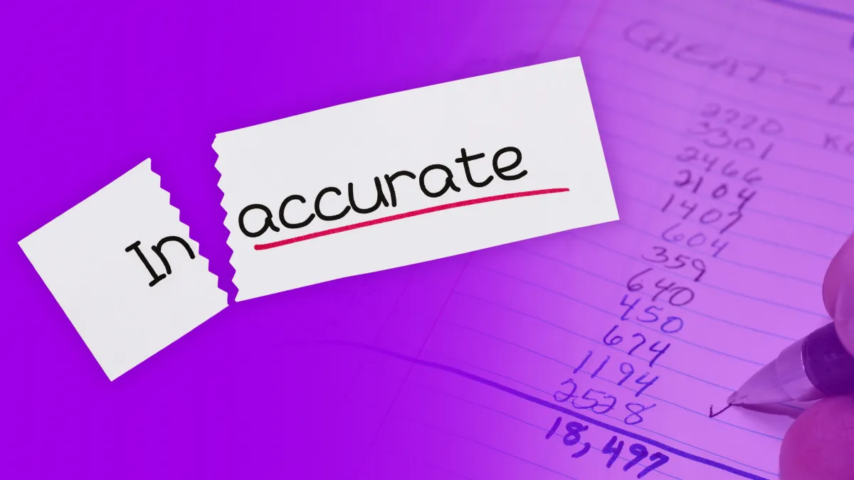 Lack of Accuracy in Record-Keeping