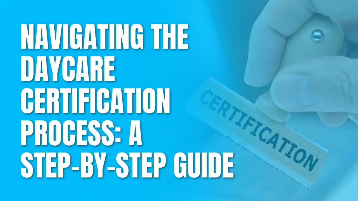how to get certified for daycare