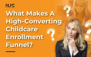 high converting childcare enrollment funnel