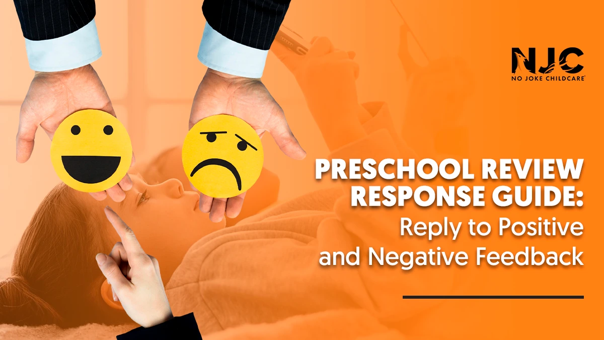 prerschool review response guide reply to positive and negative feedback