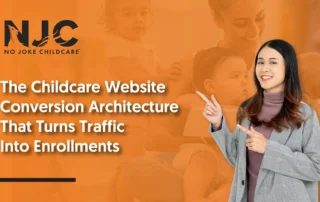 childcare website conversion architecture