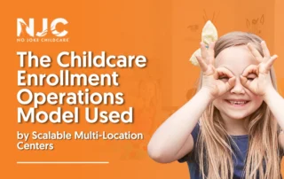 childcare enrollment operations model