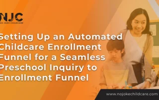 automated childcare enrollment funnel